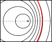 Electric spheres around a moving electron