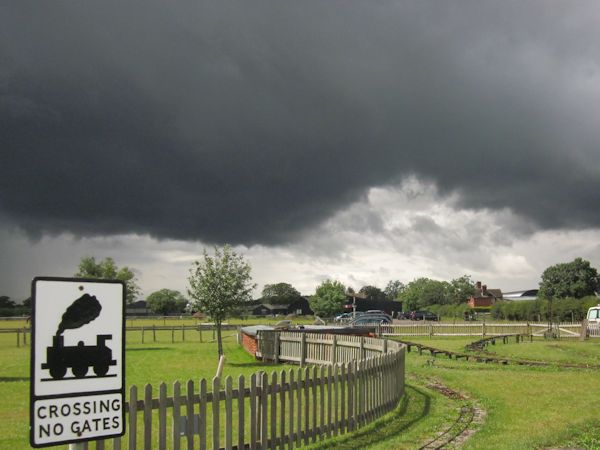 Menacing dark cloud