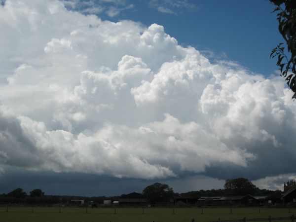 Menacing billowing cloud